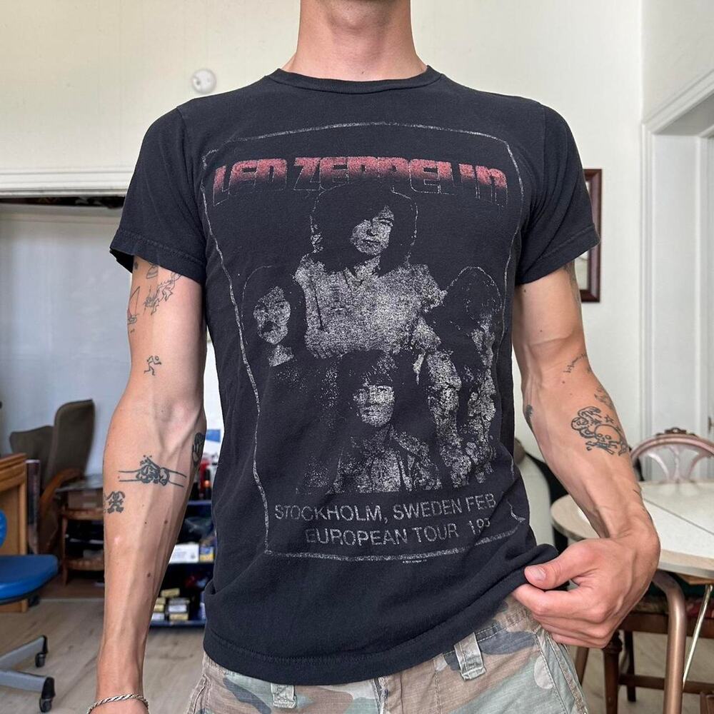 Vintage 00s Led Zeppelin Punk Band Tee